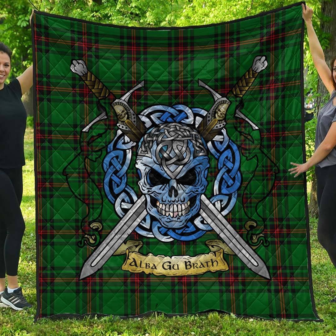 Quilt - Fife District Tartan Premium Quilt Celtic Scottish Warrior A7 Quilt - Fife District Tartan Premium Quilt Celtic Scottish Warrior A7