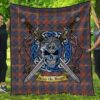 Quilt - Fraser Hunting Modern Tartan Premium Quilt Celtic Scottish Warrior A7
