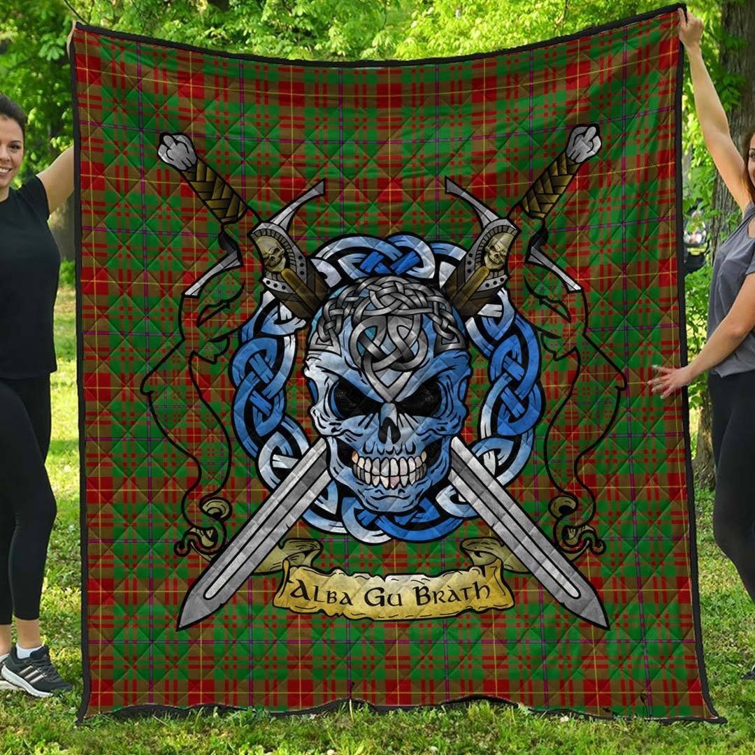 Quilt - Fulton Tartan Premium Quilt Celtic Scottish Warrior A7 Quilt - Fulton Tartan Premium Quilt Celtic Scottish Warrior A7