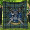 Quilt - Gillies Ancient Tartan Premium Quilt Celtic Scottish Warrior A7