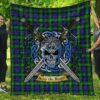 Quilt - Gordon Modern Tartan Premium Quilt Celtic Scottish Warrior A7