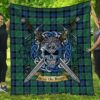 Quilt - Graham of Menteith Ancient Tartan Premium Quilt Celtic Scottish Warrior A7
