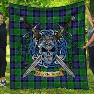 Quilt - Graham of Menteith Modern Tartan Premium Quilt Celtic Scottish Warrior A7