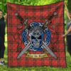 Quilt - Grant Weathered Tartan Premium Quilt Celtic Scottish Warrior A7