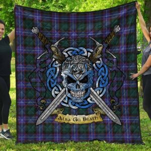 Quilt - Guthrie Modern Tartan Premium Quilt Celtic Scottish Warrior A7