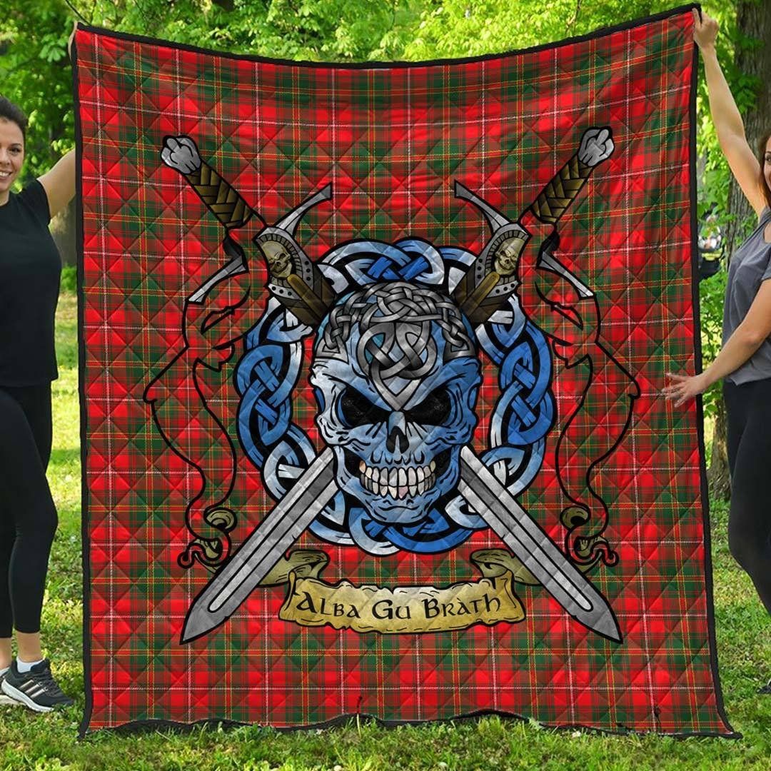 Quilt - Hay Modern Tartan Premium Quilt Celtic Scottish Warrior A7 Quilt - Hay Modern Tartan Premium Quilt Celtic Scottish Warrior A7