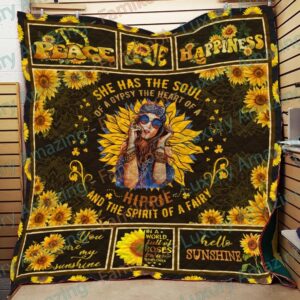 Quilt Hippie Sunshine Love Quilt