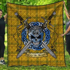 Quilt - Houston Tartan Premium Quilt Celtic Scottish Warrior A7