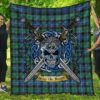 Quilt - Hunter Ancient Tartan Premium Quilt Celtic Scottish Warrior A7