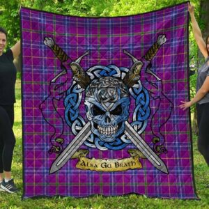Quilt - Jackson Tartan Premium Quilt Celtic Scottish Warrior A7
