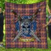 Quilt - Jacobite Tartan Premium Quilt Celtic Scottish Warrior A7