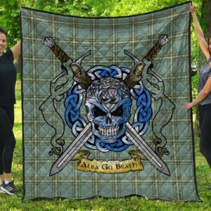 Quilt - Kelly Dress Tartan Premium Quilt Celtic Scottish Warrior A7