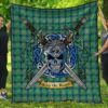 Quilt - Kennedy Ancient Tartan Premium Quilt Celtic Scottish Warrior A7