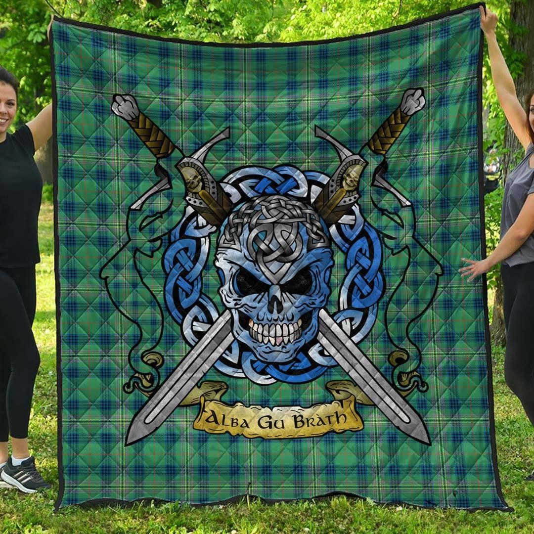 Quilt - Kennedy Ancient Tartan Premium Quilt Celtic Scottish Warrior A7 Quilt - Kennedy Ancient Tartan Premium Quilt Celtic Scottish Warrior A7