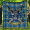 Quilt - Laing Tartan Premium Quilt Celtic Scottish Warrior A7