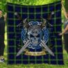 Quilt - Lamont Modern Tartan Premium Quilt Celtic Scottish Warrior A7