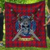 Quilt - Leslie Modern Tartan Premium Quilt Celtic Scottish Warrior A7