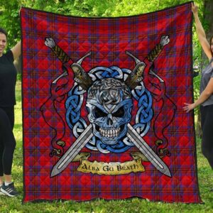 Quilt - Leslie Modern Tartan Premium Quilt Celtic Scottish Warrior A7