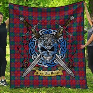 Quilt - Lindsay Modern Tartan Premium Quilt Celtic Scottish Warrior A7