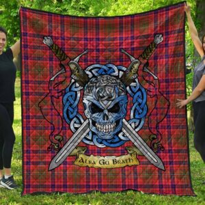 Quilt - Lumsden Modern Tartan Premium Quilt Celtic Scottish Warrior A7