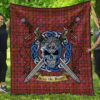 Quilt - MacAlister Modern Tartan Premium Quilt Celtic Scottish Warrior A7