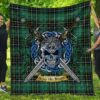 Quilt - MacAlpine Ancient Tartan Premium Quilt Celtic Scottish Warrior A7