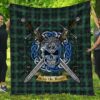 Quilt - MacAulay Hunting Ancient Tartan Premium Quilt Celtic Scottish Warrior A7