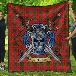 Quilt - MacAulay Modern Tartan Premium Quilt Celtic Scottish Warrior A7