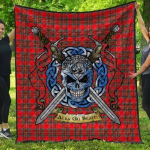 Quilt - MacBean Modern Tartan Premium Quilt Celtic Scottish Warrior A7