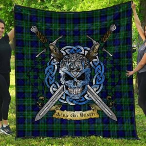 Quilt - MacCallum Modern Tartan Premium Quilt Celtic Scottish Warrior A7