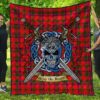Quilt - MacColl Modern Tartan Premium Quilt Celtic Scottish Warrior A7