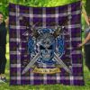 Quilt - MacDonald Dress Modern Tartan Premium Quilt Celtic Scottish Warrior A7