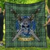 Quilt - MacDonald Lord of the Isles Hunting Tartan Premium Quilt Celtic Scottish Warrior A7