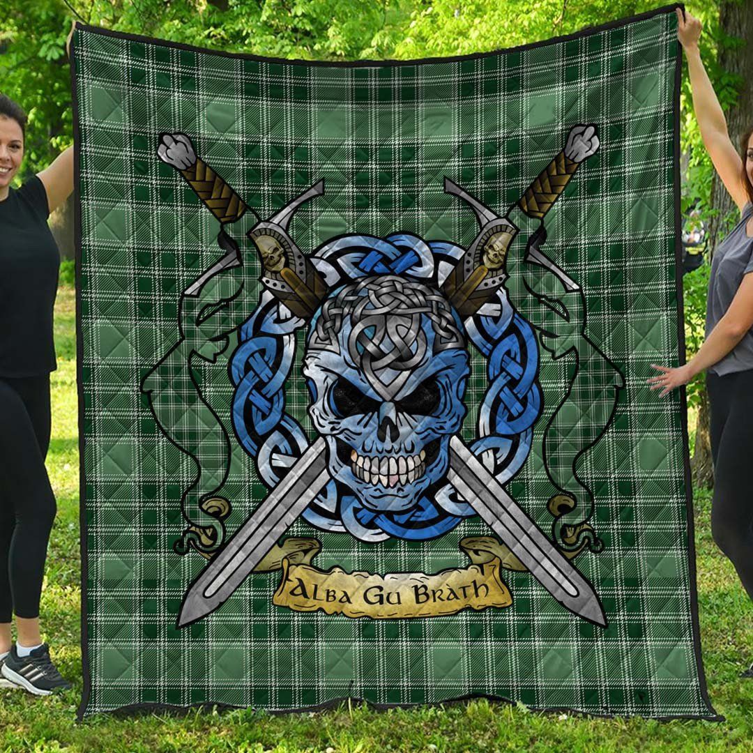 Quilt - MacDonald Lord of the Isles Hunting Tartan Premium Quilt Celtic Scottish Warrior A7 Quilt - MacDonald Lord of the Isles Hunting Tartan Premium Quilt Celtic Scottish Warrior A7