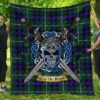 Quilt - MacDonald of the Isles Hunting Modern Tartan Premium Quilt Celtic Scottish Warrior A7