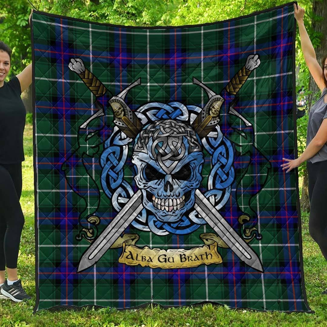 Quilt - MacDonald of the Isles Hunting Modern Tartan Premium Quilt Celtic Scottish Warrior A7 Quilt - MacDonald of the Isles Hunting Modern Tartan Premium Quilt Celtic Scottish Warrior A7