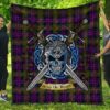 Quilt - MacDonnell of Glengarry Modern Tartan Premium Quilt Celtic Scottish Warrior A7