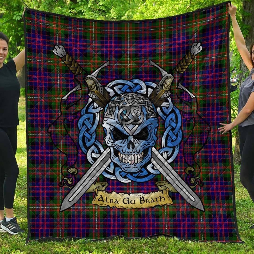 Quilt - MacDonnell of Glengarry Modern Tartan Premium Quilt Celtic Scottish Warrior A7 Quilt - MacDonnell of Glengarry Modern Tartan Premium Quilt Celtic Scottish Warrior A7