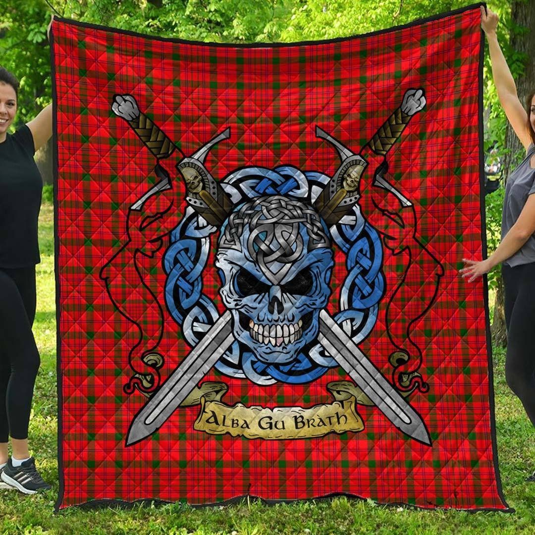 Quilt - MacDonnell of Keppoch Modern Tartan Premium Quilt Celtic Scottish Warrior A7 Quilt - MacDonnell of Keppoch Modern Tartan Premium Quilt Celtic Scottish Warrior A7