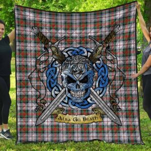 Quilt - MacDuff Dress Ancient Tartan Premium Quilt Celtic Scottish Warrior A7
