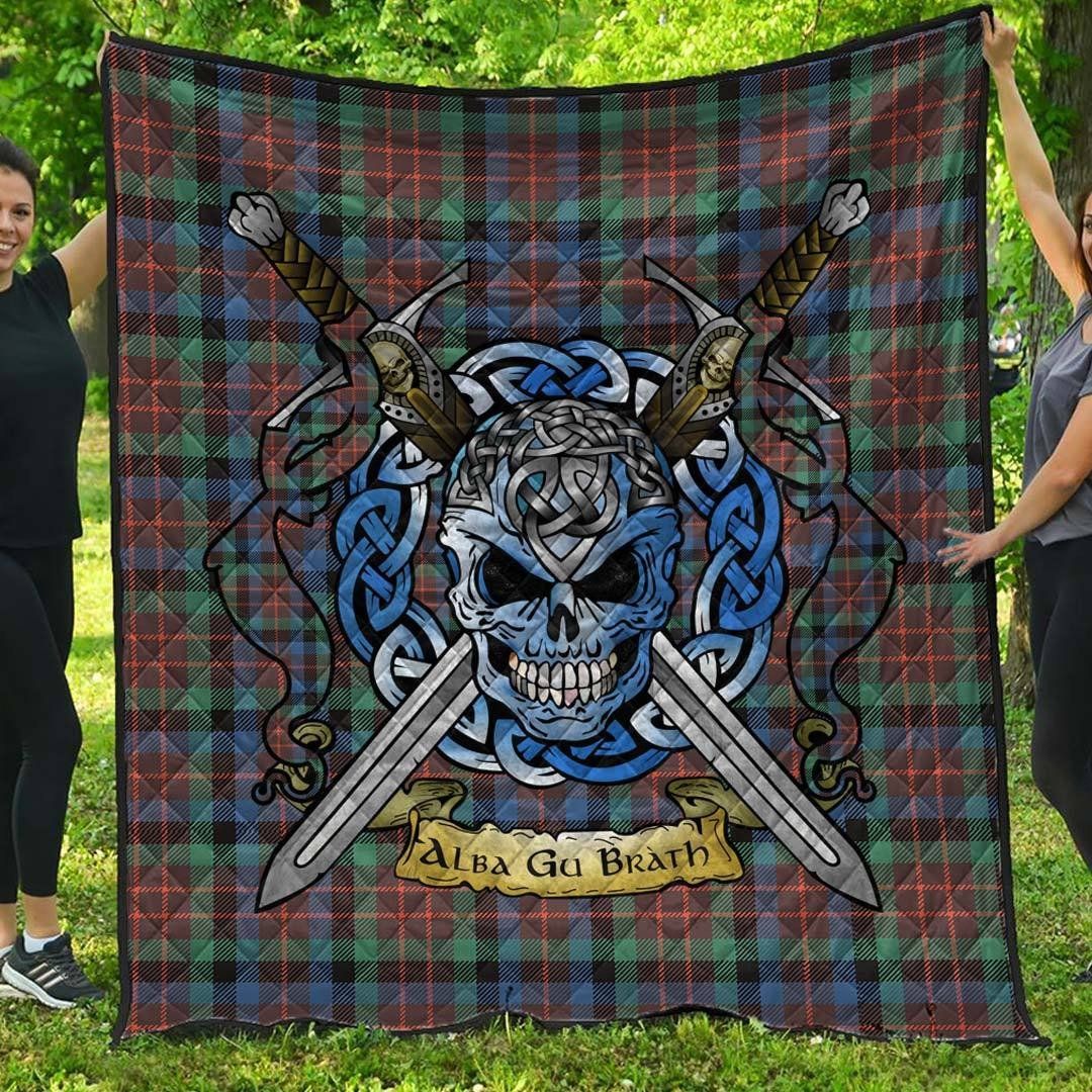 Quilt - MacDuff Hunting Ancient Tartan Premium Quilt Celtic Scottish Warrior A7 Quilt - MacDuff Hunting Ancient Tartan Premium Quilt Celtic Scottish Warrior A7