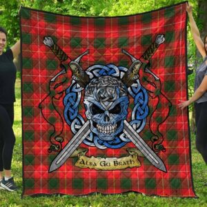 Quilt - MacFie Tartan Premium Quilt Celtic Scottish Warrior A7