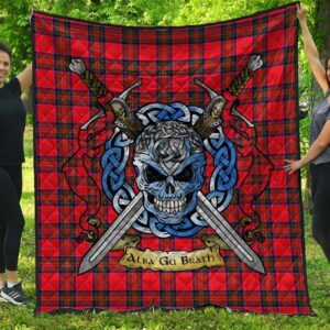 Quilt - MacGillivray Modern Tartan Premium Quilt Celtic Scottish Warrior A7