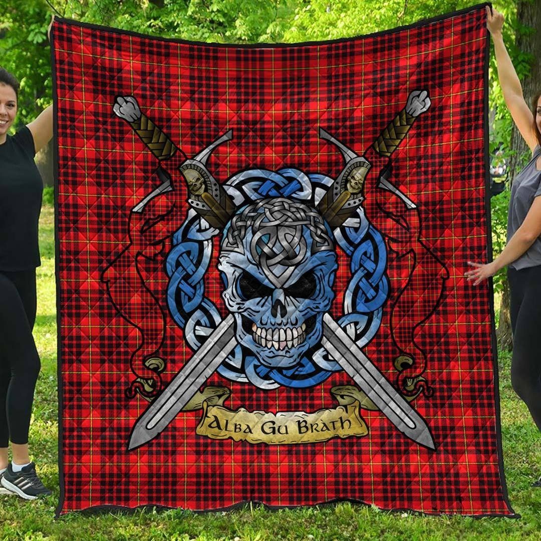 Quilt - MacIan Tartan Premium Quilt Celtic Scottish Warrior A7 Quilt - MacIan Tartan Premium Quilt Celtic Scottish Warrior A7