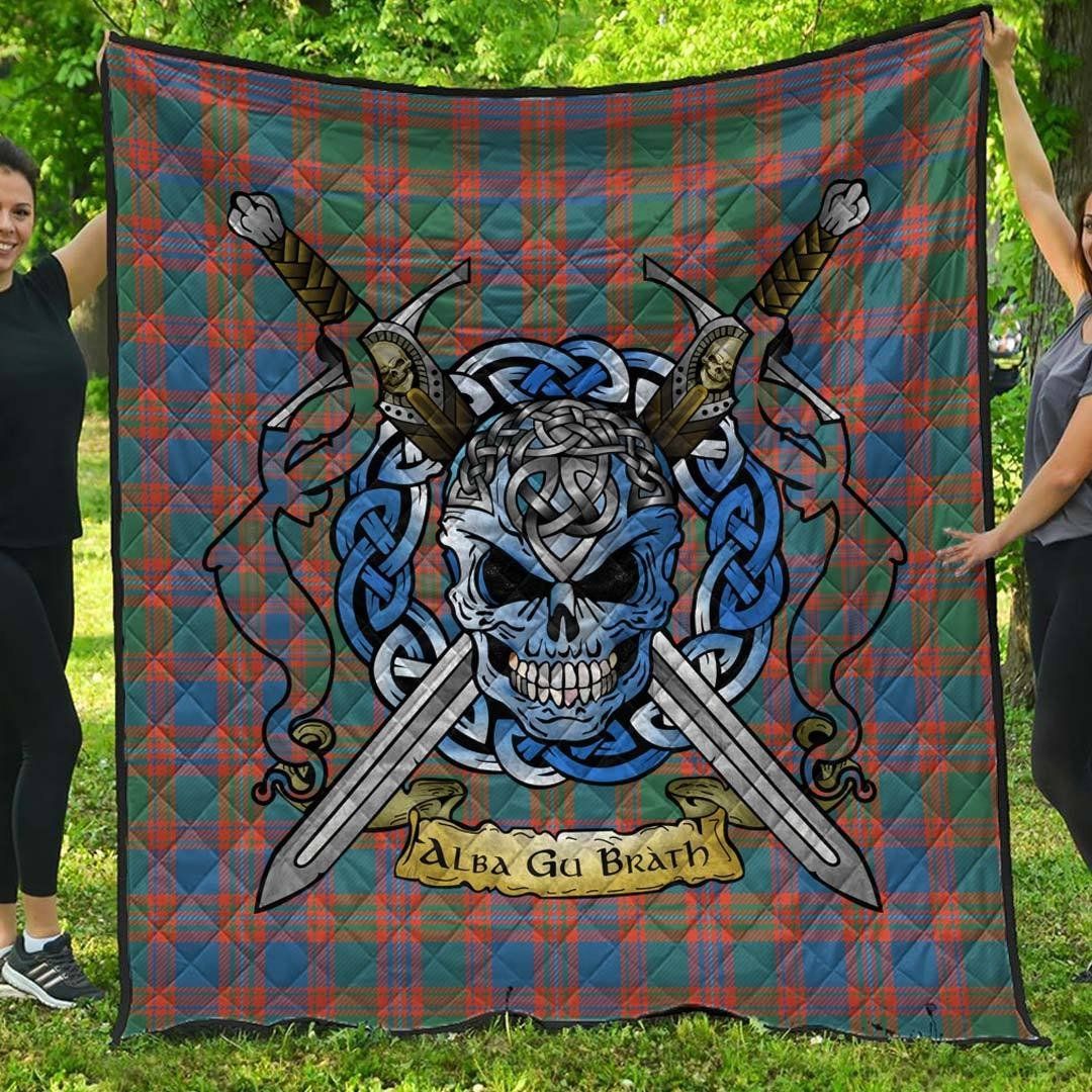 Quilt - MacIntyre Ancient Tartan Premium Quilt Celtic Scottish Warrior A7 Quilt - MacIntyre Ancient Tartan Premium Quilt Celtic Scottish Warrior A7