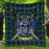 Quilt - MacIntyre Hunting Modern Tartan Premium Quilt Celtic Scottish Warrior A7