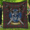 Quilt - MacKintosh Hunting Modern Tartan Premium Quilt Celtic Scottish Warrior A7