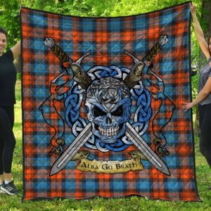 Quilt - MacLachlan Ancient Tartan Premium Quilt Celtic Scottish Warrior A7
