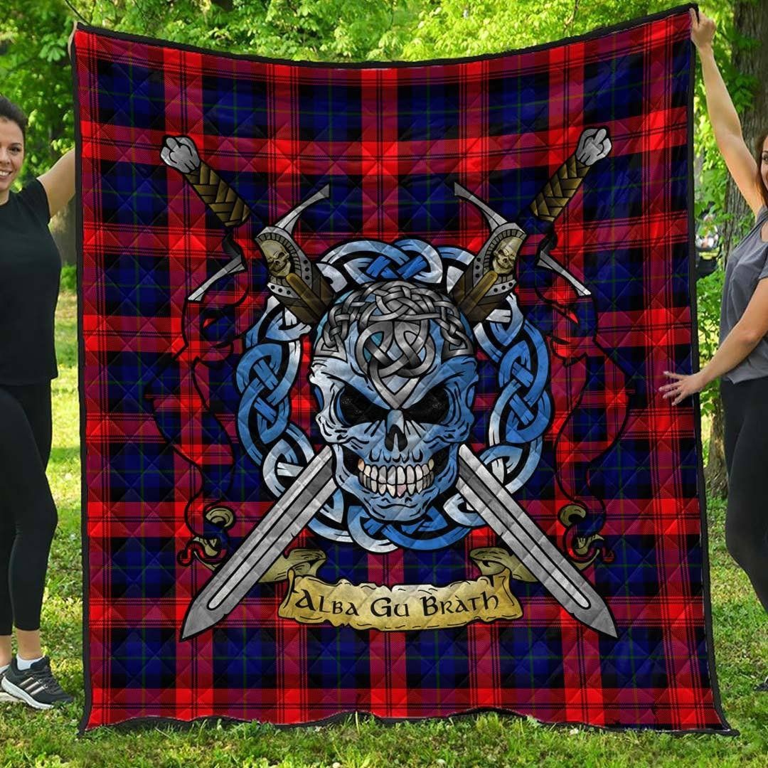 Quilt - MacLachlan Modern Tartan Premium Quilt Celtic Scottish Warrior A7 Quilt - MacLachlan Modern Tartan Premium Quilt Celtic Scottish Warrior A7