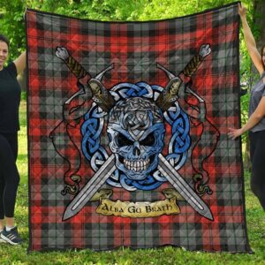 Quilt - MacLachlan Weathered Tartan Premium Quilt Celtic Scottish Warrior A7